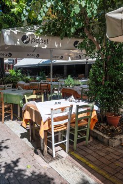 LARISSA, GREECE - 5 Eylül 2025: Larissa, Teselya 'nın merkezi Panorama