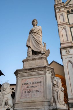 FLORENCE, İTALYA - 05 Aralık 2024: Floransa, Toskana Bölgesi, İtalya 'nın Eski Kenti Panorama