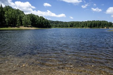 Sırbistan 'ın Vlasina Gölü' nün Muhteşem Yaz Panoraması