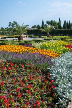 Bulgaristan 'ın Dobrich bölgesinin Balchik kentindeki Botanik Bahçesi' nin inanılmaz manzarası
