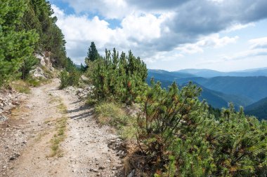 Bulgaristan 'ın Granchar Gölü yakınlarındaki Rila Dağı' nın İnanılmaz Yaz Manzarası