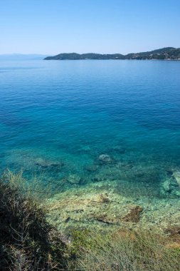 Amazing panorama of The town of Skiathos, Sporades, Thessaly, Greece