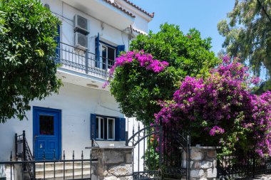 Amazing panorama of The town of Skiathos, Sporades, Thessaly, Greece