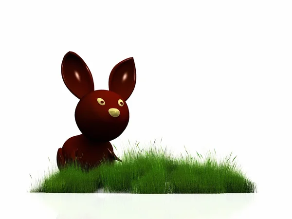 Lapin de Pâques au chocolat — Photo