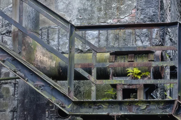 Wasteland factory view — Stock Photo, Image