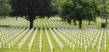 memorial day at American cemetery  clipart
