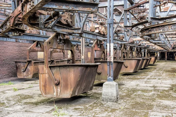 Vagn för stålindustrin — Stockfoto