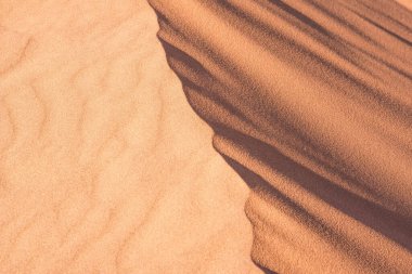 Namibya 'da kırmızı kum tepeleri