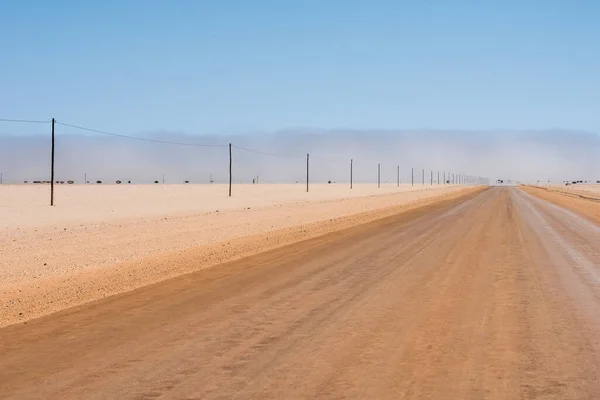 Woestijnpad Namibië — Stockfoto