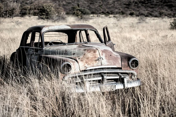 Coches Viejos Abandonados Namibia — Foto de Stock