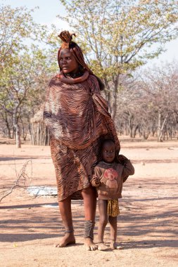Namibya 'daki Himba köyü