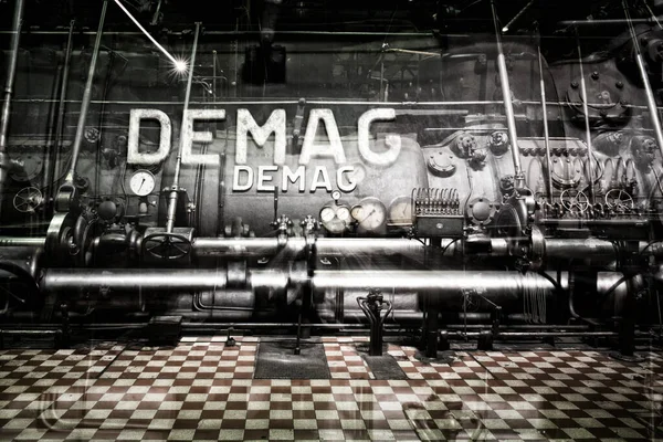 Çelik Fabrikası Makine Görünümü — Stok fotoğraf