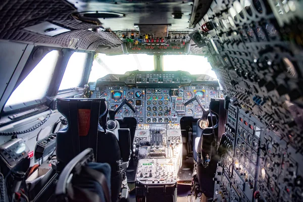 Cockpit Concorde Plane — Photo