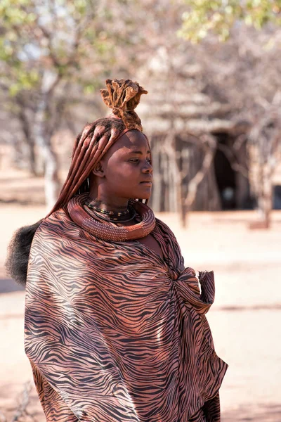 Himba Villaggio Namibia — Foto Stock