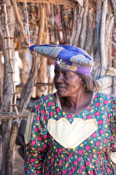Αγορά Herero Στη Ναμίμπια — Φωτογραφία Αρχείου