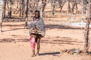 Namibya 'daki Himba köyü