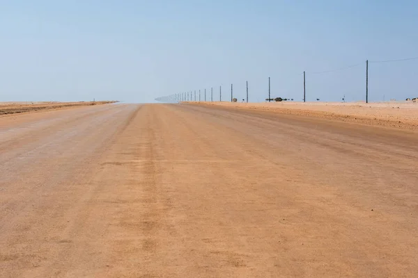 Woestijnpad Namibië — Stockfoto