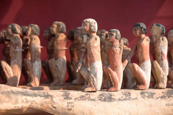 Egyptische Beeldjes Het British Museum — Stockfoto