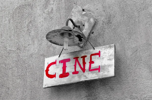 Cinema sign — Stock Photo, Image