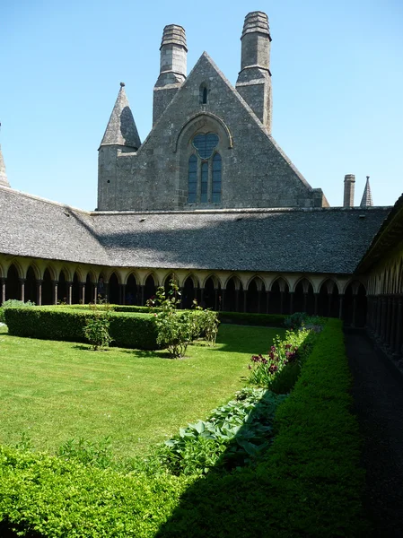 El claustro del Mont Saint Michel —  Fotos de Stock