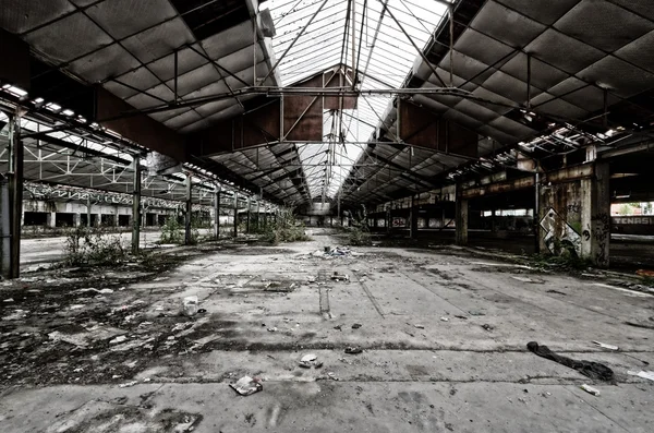 Průmyslová továrna — Stock fotografie