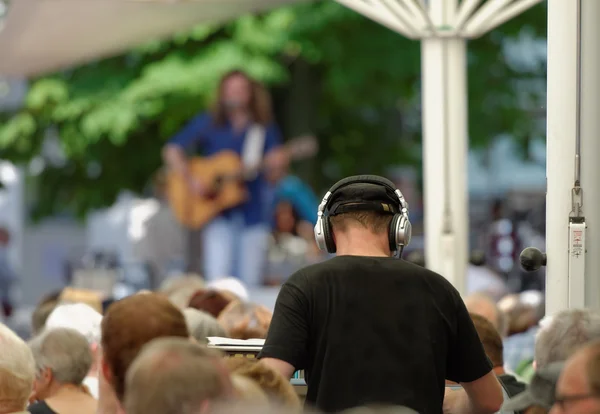 Open Air Konzert — Stockfoto