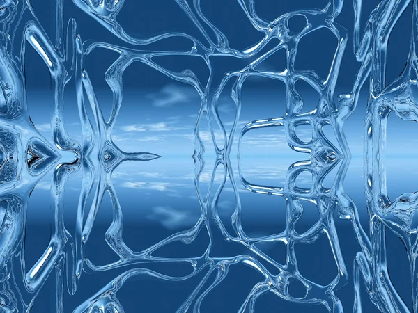 Struktur auf Wasserhintergrund — Stockfoto