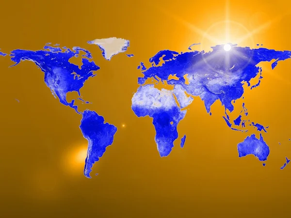 Mapa de la Tierra fondo — Foto de Stock