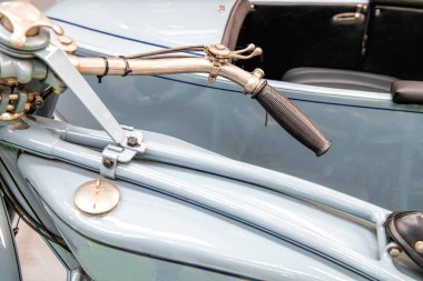 Bir yan araba motosikletinin ayrıntıları