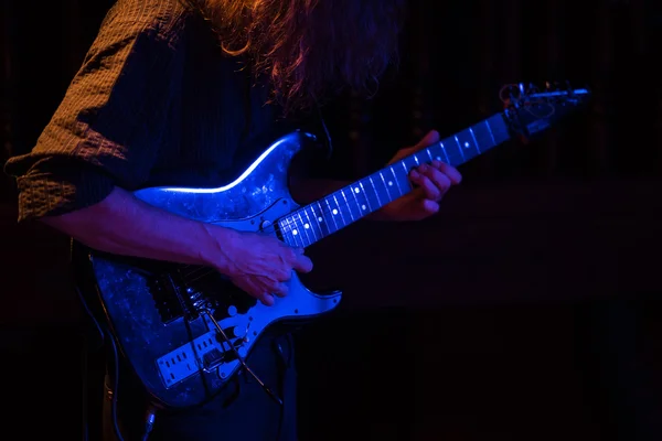 Elektrische gitaar in concert — Stockfoto