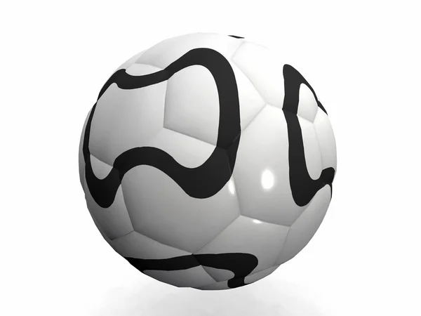 Bola de futebol perto — Fotografia de Stock