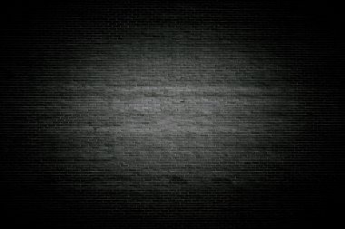 Arkaplan için siyah tuğla duvar