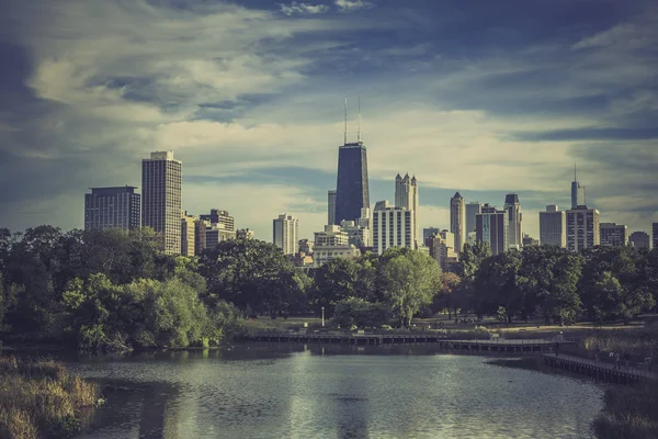 Ciudad de Chicago skyline —  Fotos de Stock