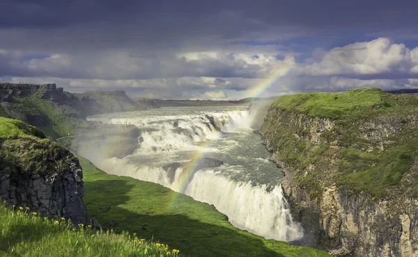 Gulfloss vattenfall — Stockfoto