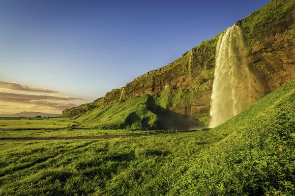 Seljalandsfoss waterval — Stockfoto