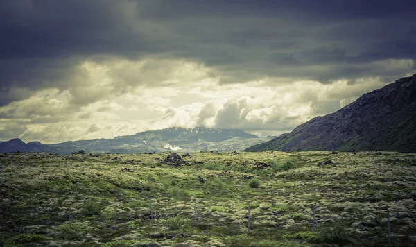 冰岛火山爆发 — 图库照片