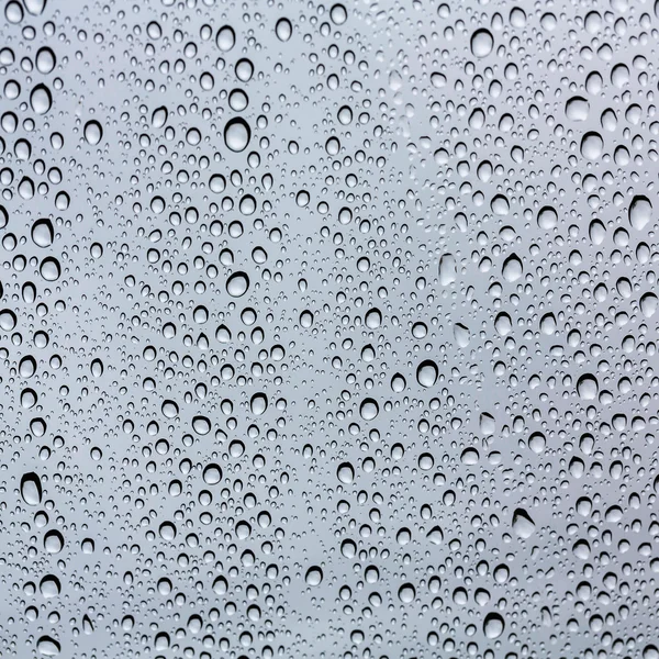 Gotas de agua en el vaso — Foto de Stock