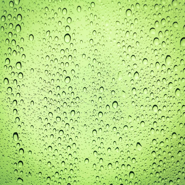 Gotas de agua en el vaso —  Fotos de Stock