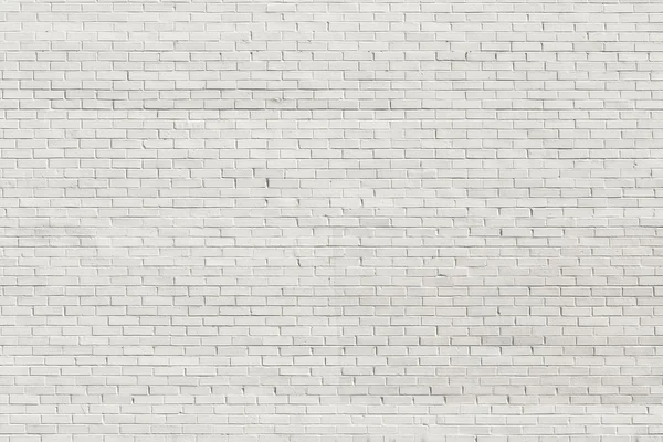 Pared de ladrillo blanco para fondo o textura — Foto de Stock