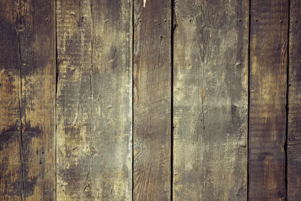 Old Burned Wood Board with nails — Stock Photo, Image