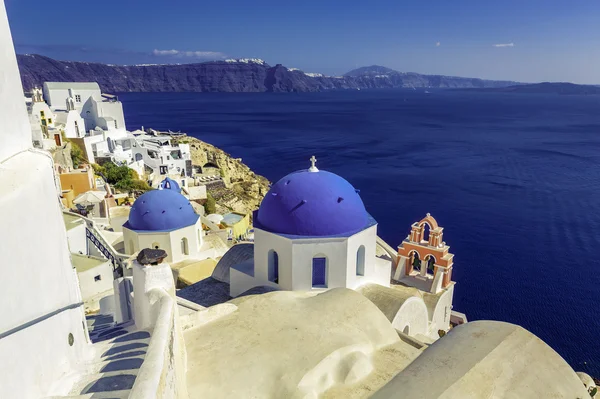 Vesnici Oia na ostrově santorini, Řecko — Stock fotografie