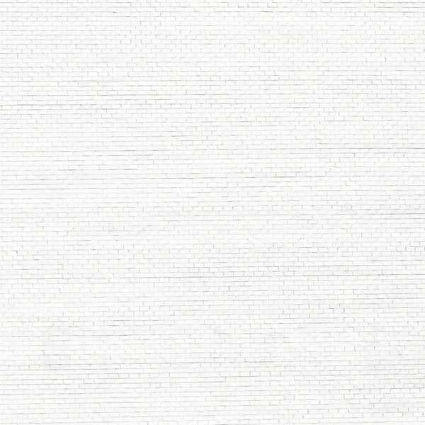 Arkaplan veya doku için beyaz tuğla duvar — Stok fotoğraf