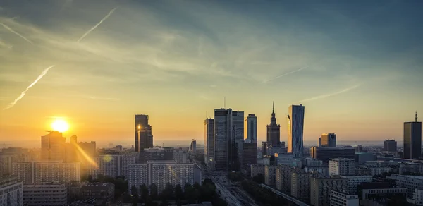 Warschau financiële centrum — Stockfoto