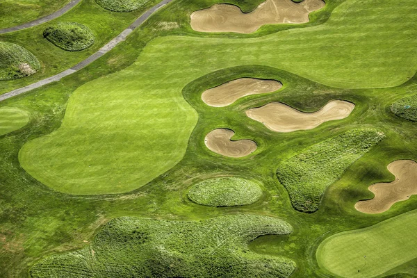 Vista aérea del campo de golf — Foto de Stock
