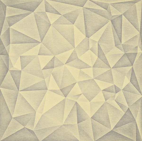 Abstract modern linen background with polygons — Stock Photo, Image