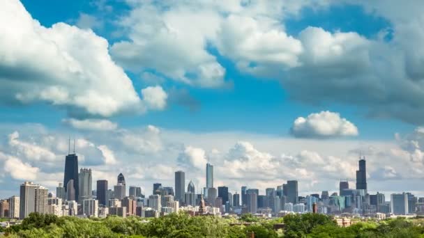 Chicago panoramę miasta — Wideo stockowe
