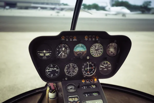 Avionics instrumentation panel — Stock Photo, Image