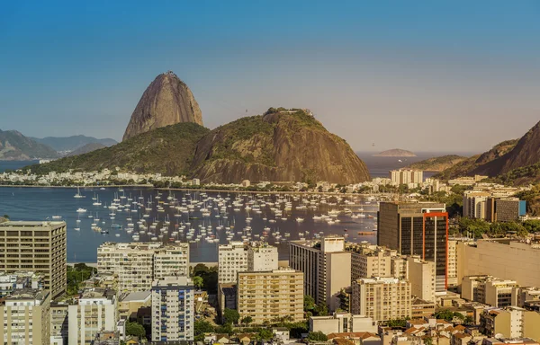 Бухта Ботафого в Рио-де-Жанейро — стоковое фото