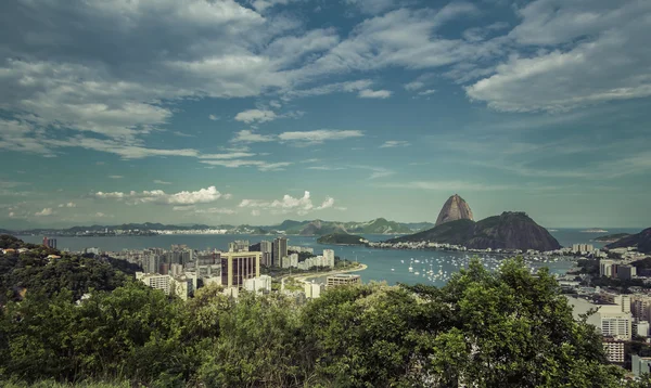 Panorama pohled z Rio de Janeiro, Brazílie — Stock fotografie