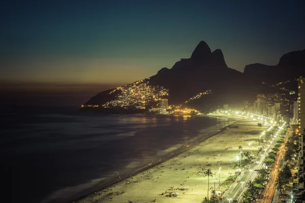 Ipanema Strand in Rio de Janeiro, Brasilien — Stockfoto